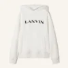 Felpa con cappuccio in cotone ricamata Lanvin Felpa con cappuccio in cotone ricamata Lanvin