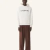 Felpa con cappuccio in cotone ricamata Lanvin Felpa con cappuccio in cotone ricamata Lanvin