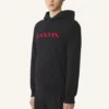 Felpa con cappuccio in cotone ricamata Lanvin Felpa con cappuccio in cotone ricamata Lanvin