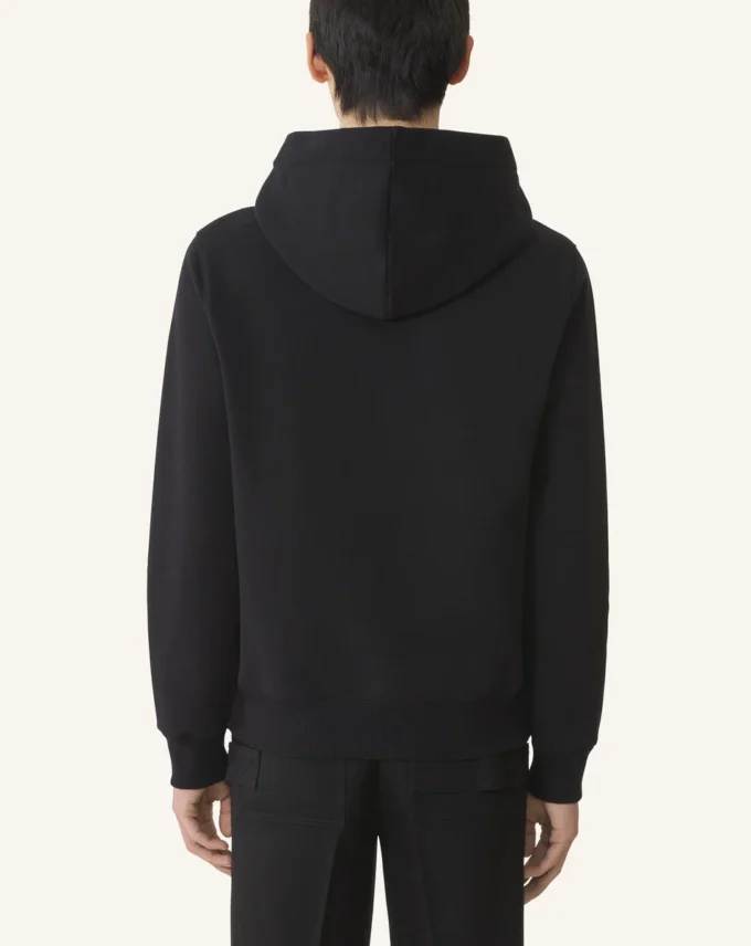Felpa con cappuccio in cotone ricamata Lanvin Felpa con cappuccio in cotone ricamata Lanvin