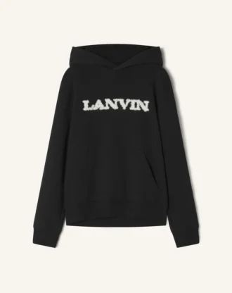 Felpa con cappuccio in cotone shearling Lanvin Felpa con cappuccio in cotone shearling Lanvin
