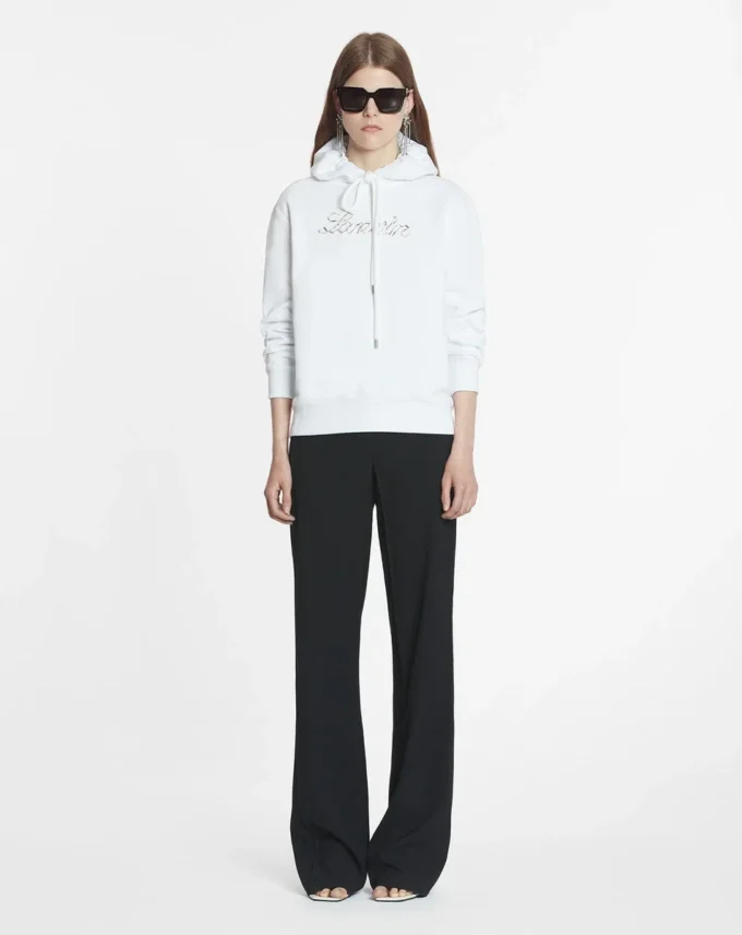 Felpa con cappuccio ricamata con perline Lanvin Felpa con cappuccio ricamata con perline Lanvin