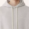 Felpa in cotone e cashmere con cappuccio Felpa in cotone e cashmere con cappuccio