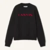 Felpa in cotone ricamata Lanvin Felpa in cotone ricamata Lanvin