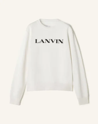 Felpa in cotone ricamata Lanvin Felpa in cotone ricamata Lanvin