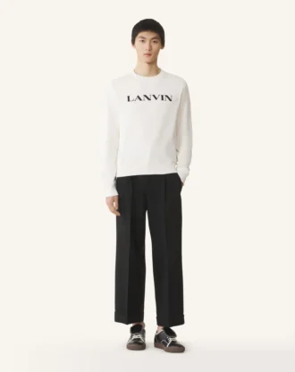 Felpa in cotone ricamata Lanvin Felpa in cotone ricamata Lanvin