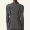 Giacca doppiopetto sartoriale in lana Principe di Galles Giacca doppiopetto sartoriale in lana Principe di Galles