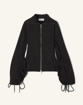 Giacca in cotone felpato e cashmere