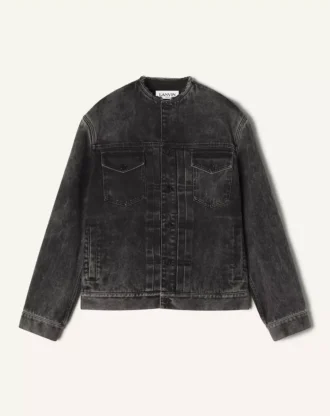Giacca in denim lavato dalla vestibilità ampia