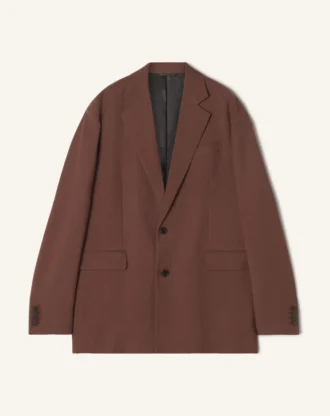 Giacca oversize in flanella