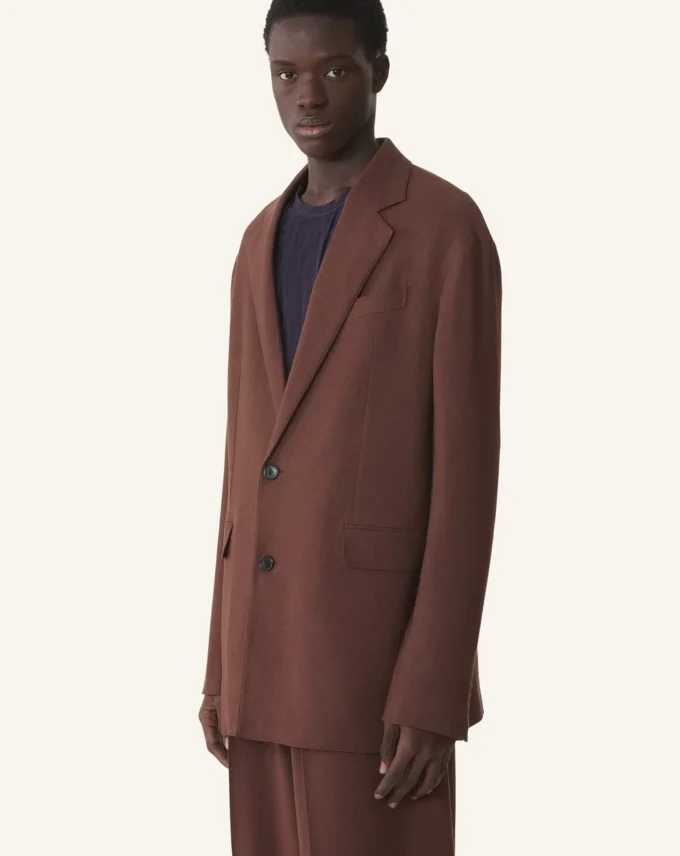 Giacca oversize in flanella Giacca oversize in flanella