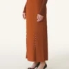 Gonna midi in charmeuse Gonna midi in charmeuse