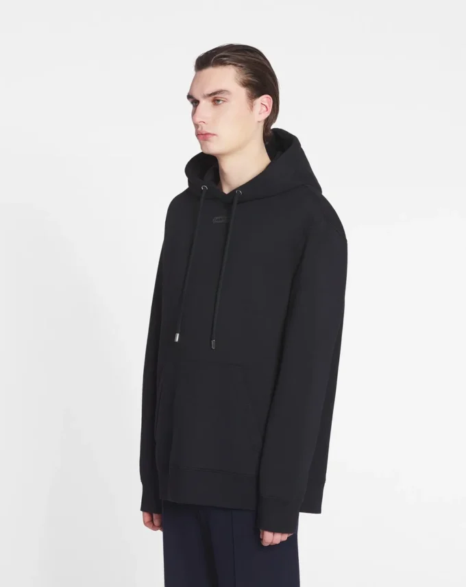 Lanvin Dettagli Felpa con cappuccio ampia Lanvin Dettagli Felpa con cappuccio ampia