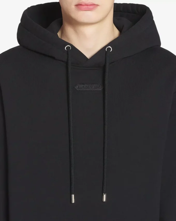 Lanvin Dettagli Felpa con cappuccio ampia Lanvin Dettagli Felpa con cappuccio ampia