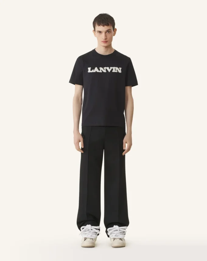 Lanvin T-shirt in cotone shearling Lanvin T-shirt in cotone shearling