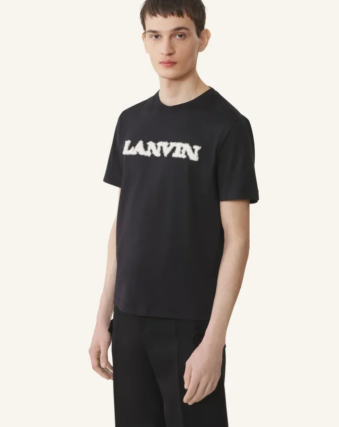 Lanvin T-shirt in cotone shearling Lanvin T-shirt in cotone shearling