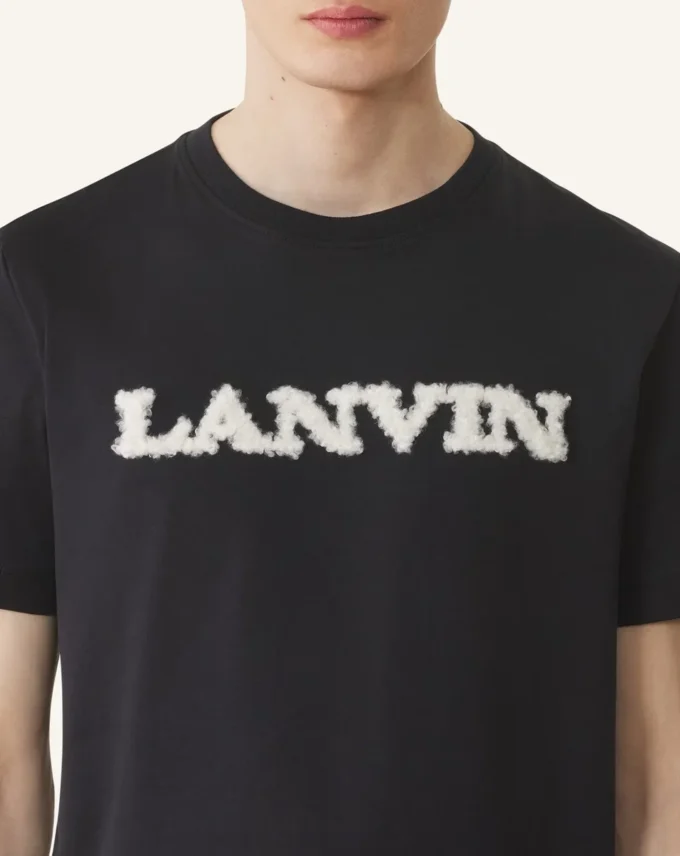 Lanvin T-shirt in cotone shearling Lanvin T-shirt in cotone shearling