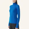 Maglione a collo alto in lana merino e seta Maglione a collo alto in lana merino e seta