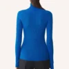 Maglione a collo alto in lana merino e seta Maglione a collo alto in lana merino e seta