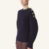 Maglione a coste in lana Maglione a coste in lana