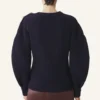 Maglione a coste in lana Maglione a coste in lana
