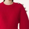 Maglione a coste in lana Maglione a coste in lana