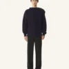 Maglione in lana con dettagli a rombi Maglione in lana con dettagli a rombi
