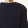 Maglione in lana con dettagli a rombi Maglione in lana con dettagli a rombi