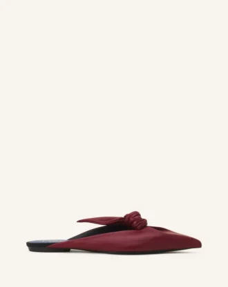 Mule con fiocco in pelle Midnight Step
