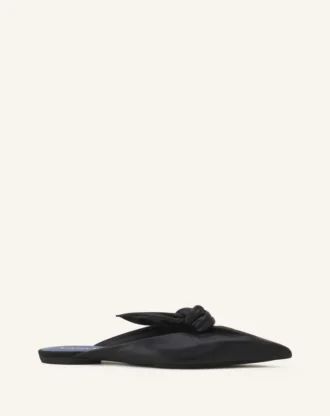 Mule con fiocco in pelle Midnight Step Mule con fiocco in pelle Midnight Step