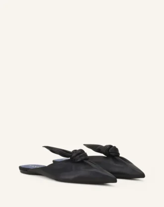 Mule con fiocco in pelle Midnight Step Mule con fiocco in pelle Midnight Step