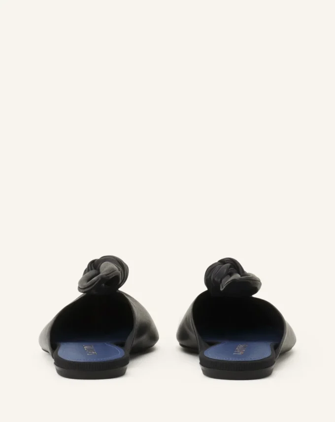 Mule con fiocco in pelle Midnight Step Mule con fiocco in pelle Midnight Step