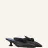 Mule con tacco e fiocco Midnight Step in pelle Mule con tacco e fiocco Midnight Step in pelle