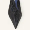 Mule con fiocco in pelle Midnight Step Mule con fiocco in pelle Midnight Step