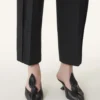 Mule con tacco e fiocco Midnight Step in pelle Mule con tacco e fiocco Midnight Step in pelle