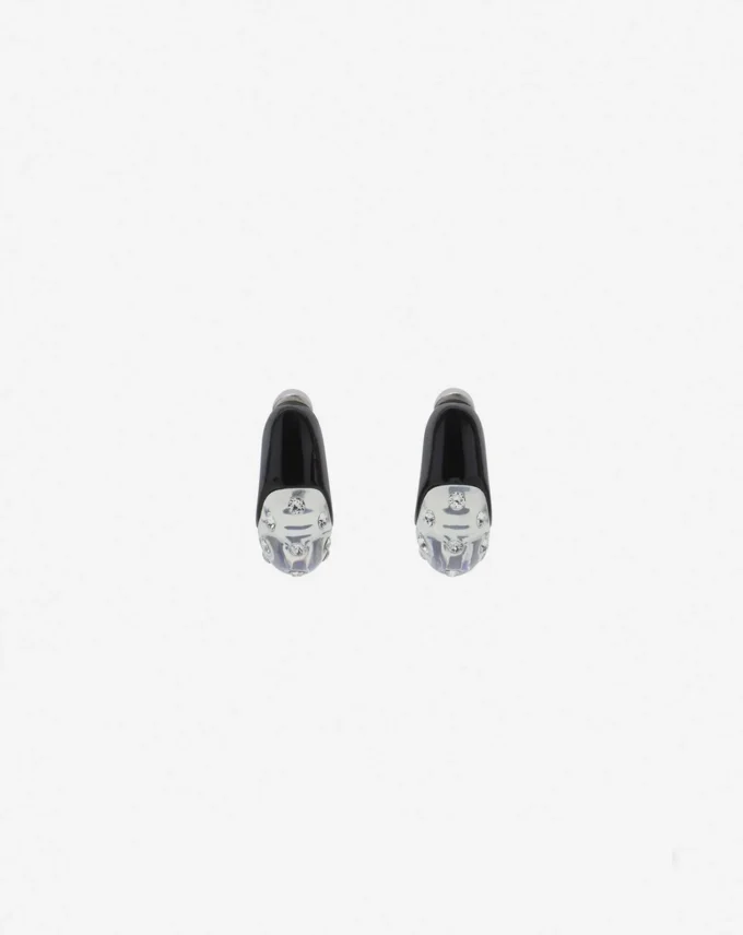 Orecchini a cerchio grandi con strass Fargo Orecchini a cerchio grandi con strass Fargo