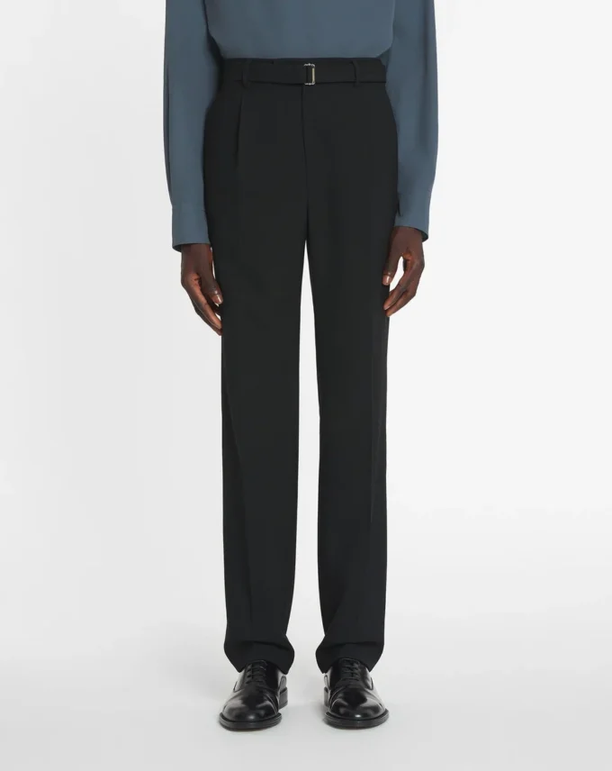 Pantaloni dritti in lana Pantaloni dritti in lana