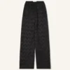 Pantaloni fluidi in viscosa jacquard Pantaloni fluidi in viscosa jacquard