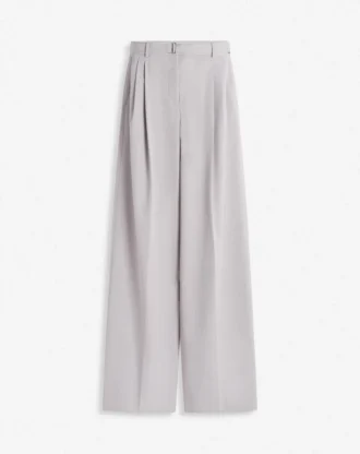 Pantaloni in cotone con pinces