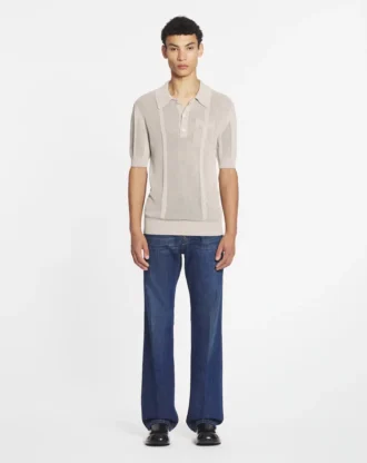 Pantaloni in denim dalla vestibilità dritta