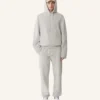 Pantaloni jogging in cotone felpato e cashmere Pantaloni jogging in cotone felpato e cashmere