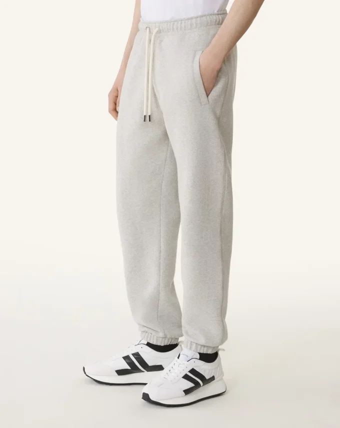 Pantaloni jogging in cotone felpato e cashmere Pantaloni jogging in cotone felpato e cashmere