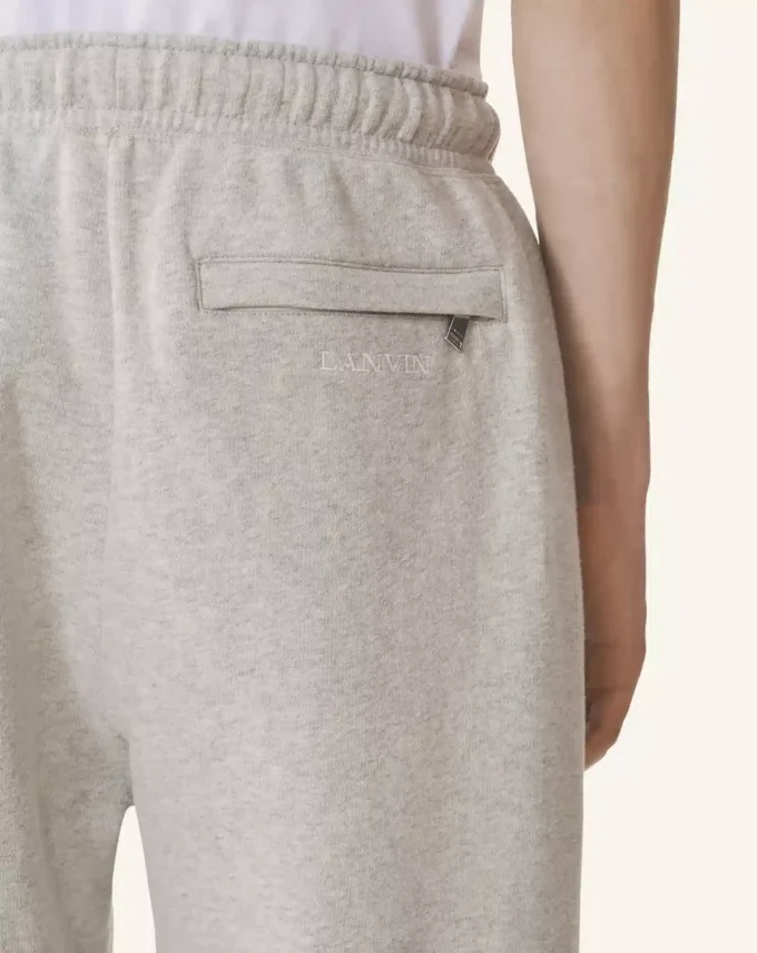 Pantaloni jogging in cotone felpato e cashmere Pantaloni jogging in cotone felpato e cashmere