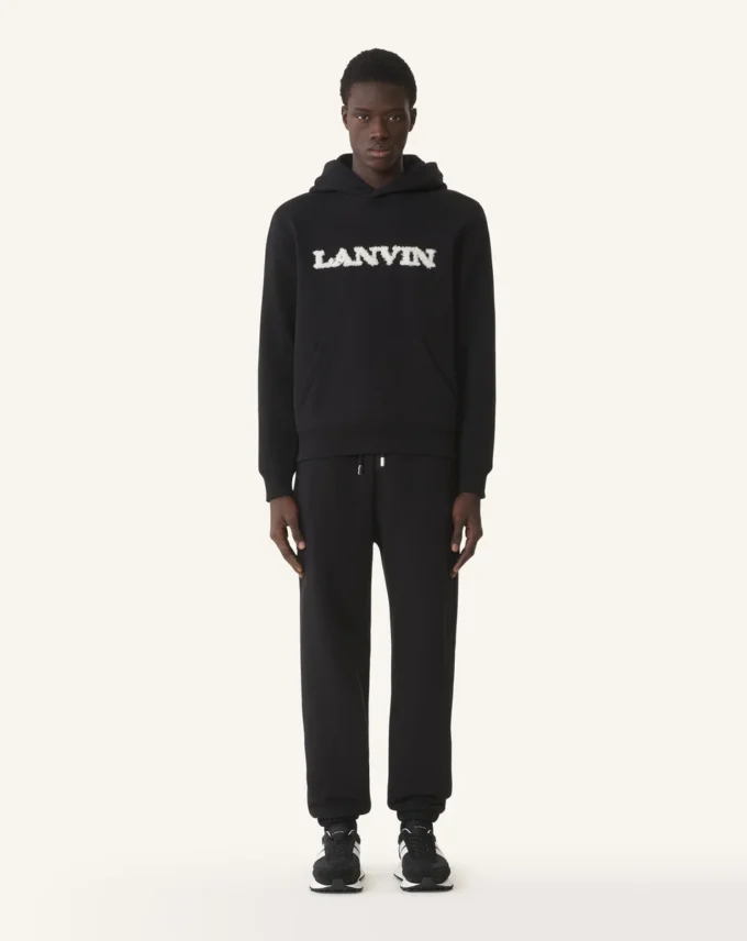 Felpa con cappuccio in cotone shearling Lanvin Felpa con cappuccio in cotone shearling Lanvin