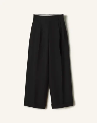 Pantaloni larghi in flanella