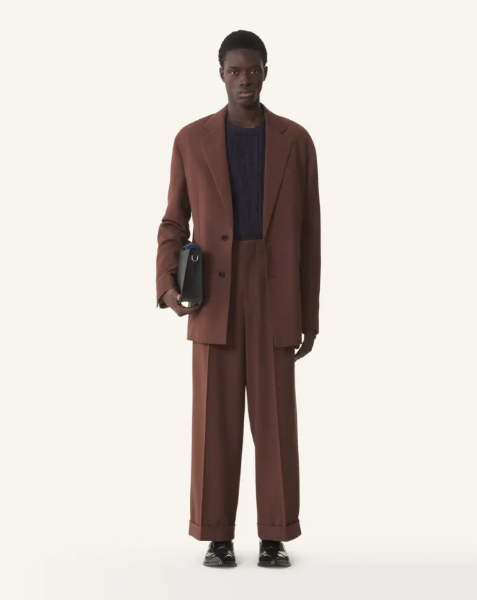 Giacca oversize in flanella Giacca oversize in flanella