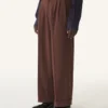 Pantaloni larghi in flanella Pantaloni larghi in flanella