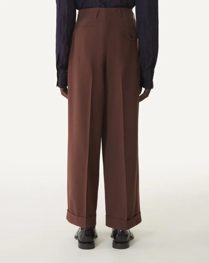 Pantaloni larghi in flanella Pantaloni larghi in flanella