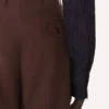 Pantaloni larghi in flanella Pantaloni larghi in flanella