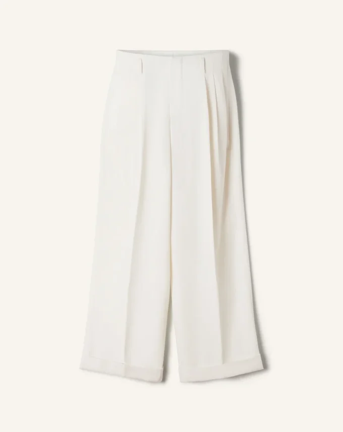 Pantaloni larghi in lana Pantaloni larghi in lana